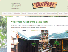 Tablet Screenshot of outpostlodge.com